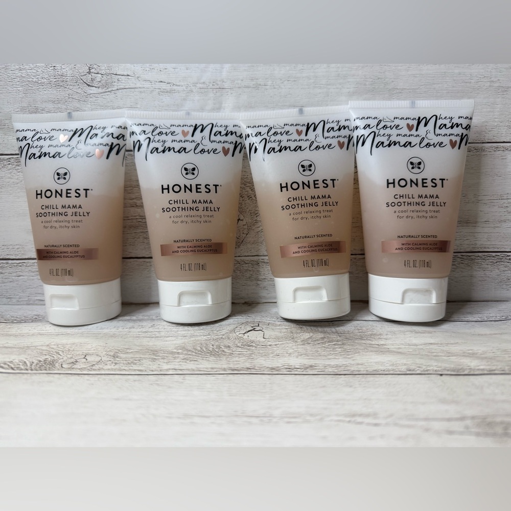 The Honest Company Chill Mama Soothing Jelly 4fl oz x 4